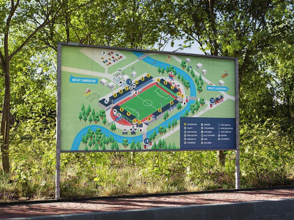 Finnvedsvallen Karta